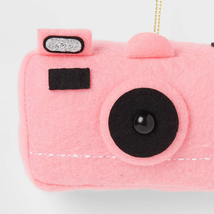 Fabric Instant Camera Christmas Tree Ornament Pink - Wondershop