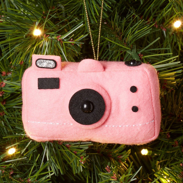 Fabric Instant Camera Christmas Tree Ornament Pink - Wondershop