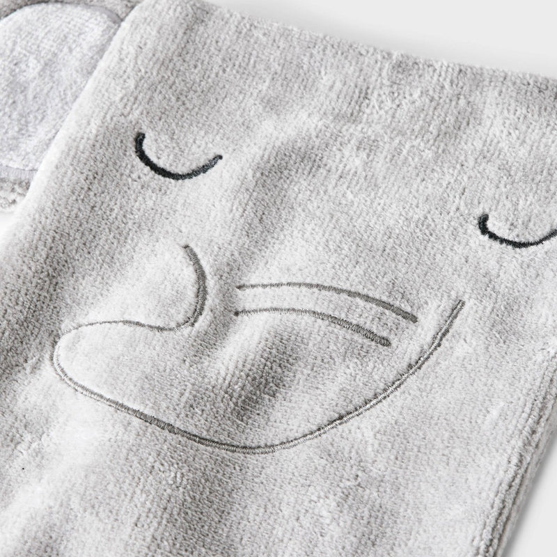 Baby Wash Mittens - Cloud Island Gray