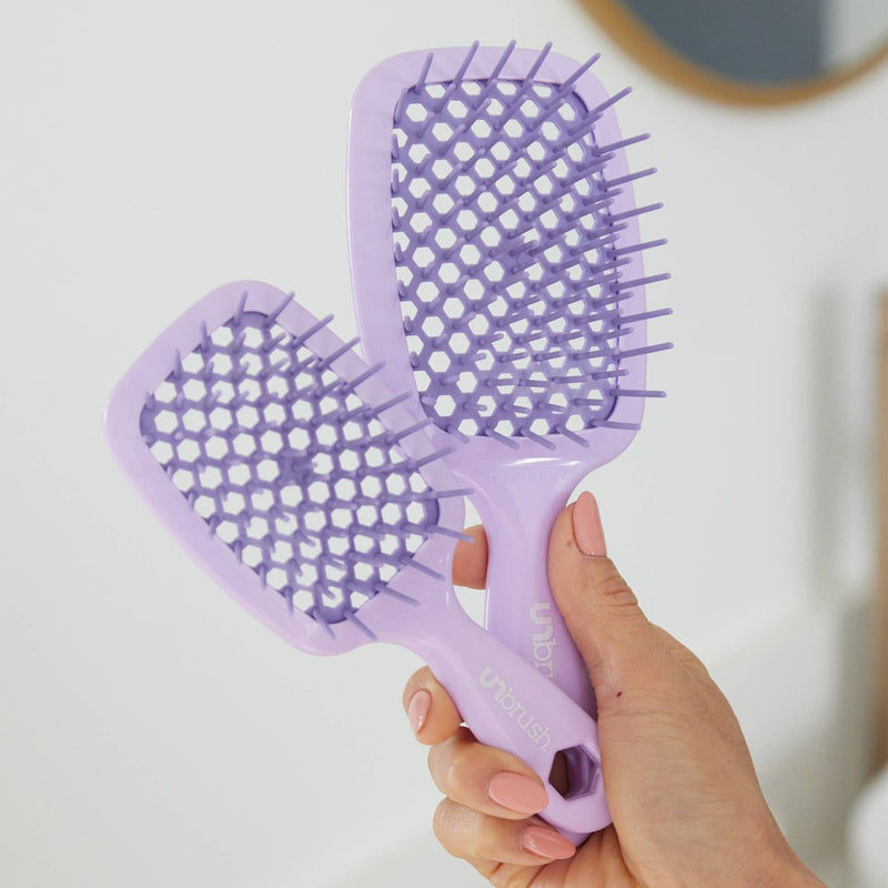 UNBrush Detangling Hair Brush - Lilac Light Purple