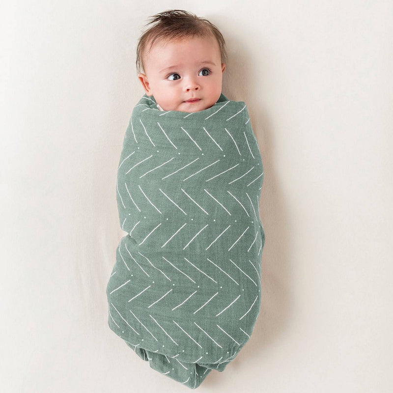Itzy Ritzy Muslin Breastfeeding Boss Nursing Cover - Sage