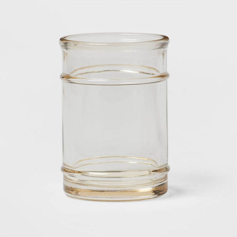 Antique Glass Tumbler Brown - Threshold