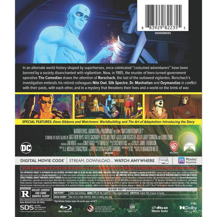 Watchmen: Chapter I (Blu-ray + Digital) *ADD 3 TO YOUR CART & 1 IS FREE!*