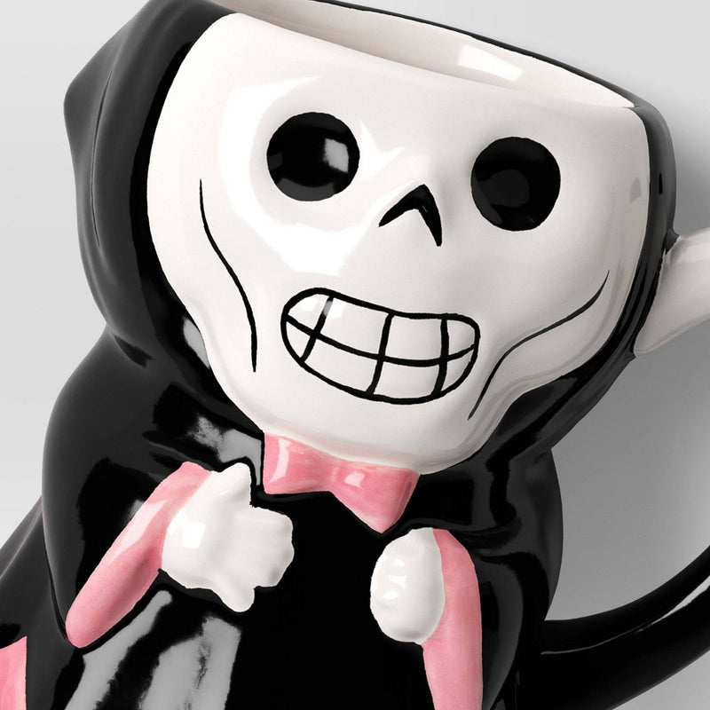 14.57 fl oz Halloween Earthenware Figural Grim Reaper Mug - Hyde & EEK! Boutique
