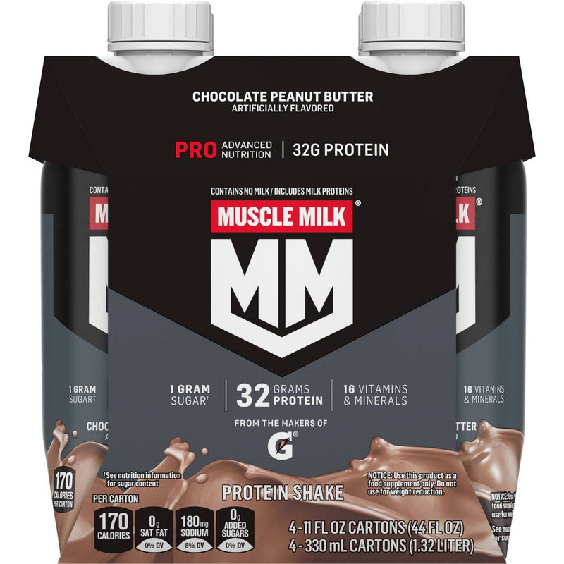 Muscle Milk Pro Nutritional Shake - PB Chocolate - 11oz/4pk (LOCAL PICKUP ONLY)
