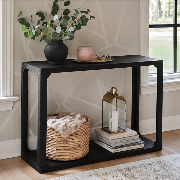 Castalia Console Table Black - Threshold: Wood Frame, Rectangular Sofa Table for Entryway (LOCAL PICKUP ONLY)
