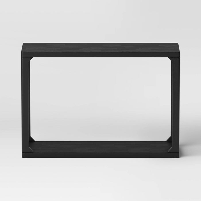 Castalia Console Table Black - Threshold: Wood Frame, Rectangular Sofa Table for Entryway (LOCAL PICKUP ONLY)