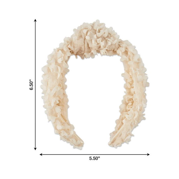 scunci be-u-tiful Floret Headband - Cream
