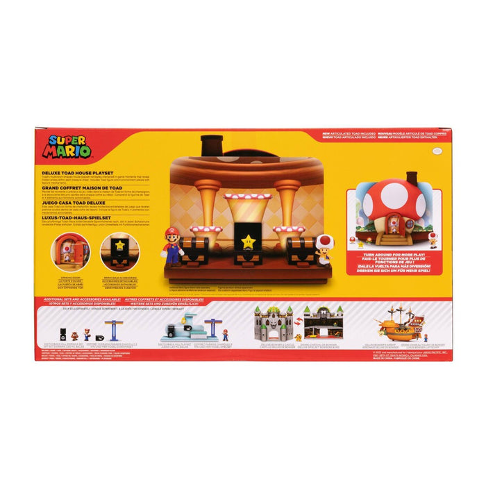 Nintendo Super Mario Deluxe Toad House Playset