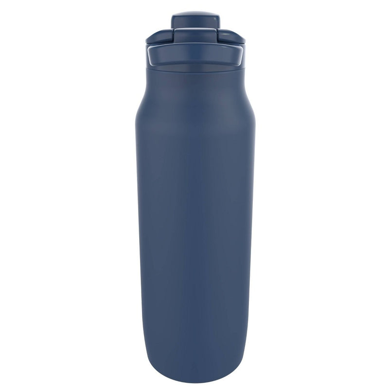Zak Designs 24 fl oz Stainless Steel Chug Water Bottle Navy Blue