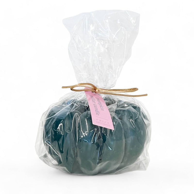 Unscented Pumpkin Shape Candle Blue - Bullseye's Playground