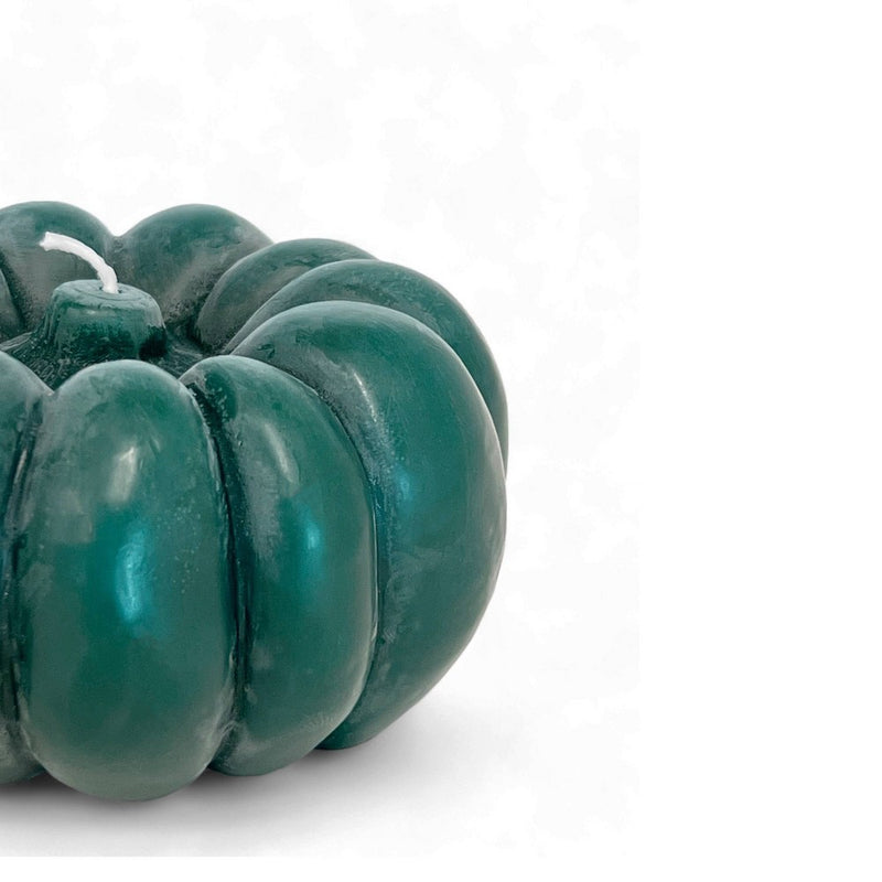 Unscented Pumpkin Shape Candle Blue - Bullseye's Playground