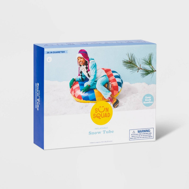36" Checkered Snow Tube - Sun Squad