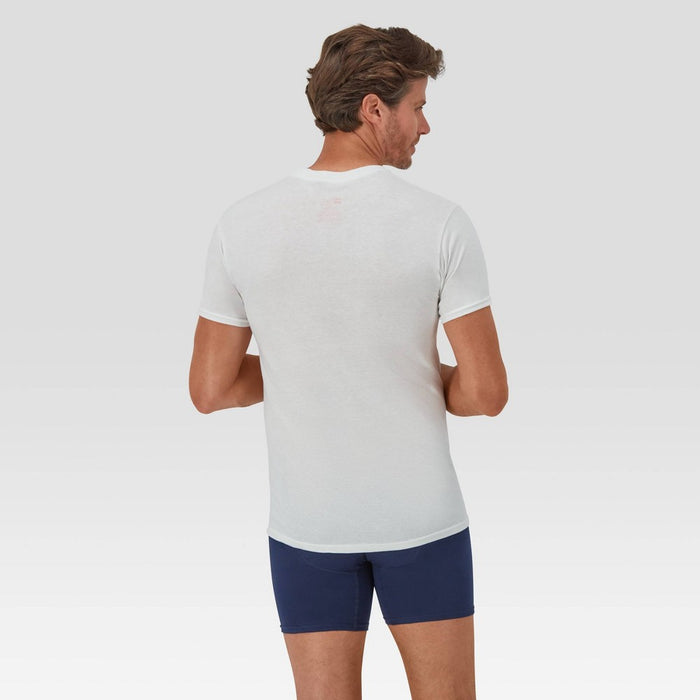 Hanes Premium Men's Slim Fit V-Neck T-Shirt 5pk - White S
