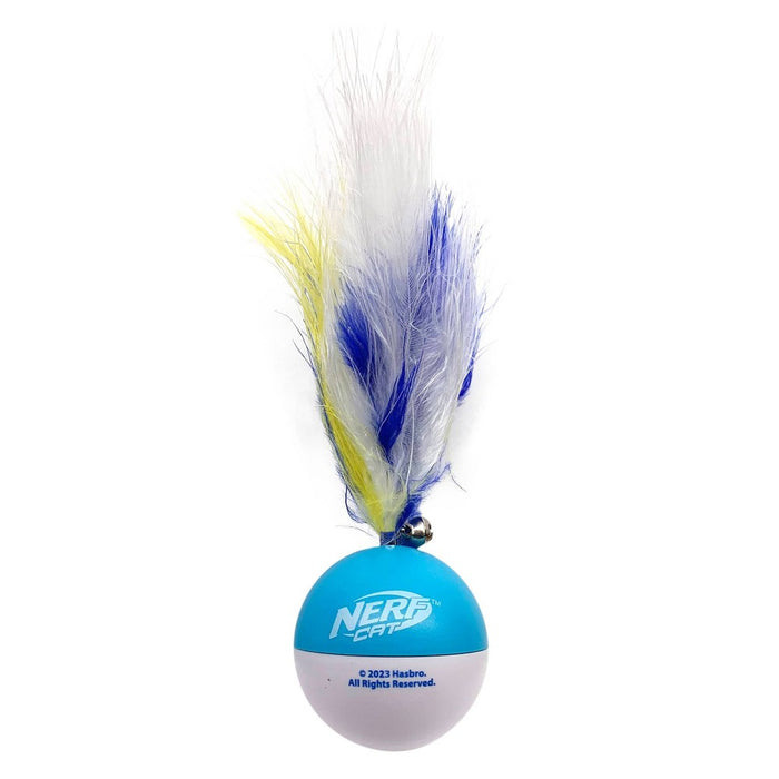 Nerf Cat 2" ABS Weighted Roller Ball Mouse with Bell Cat Toy