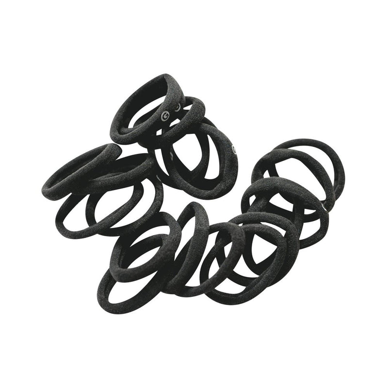 Gimme Beauty Mini Hair Tie Bands - Black - 20ct