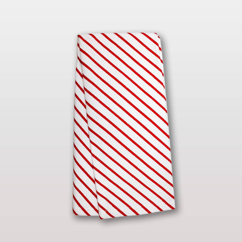 Christmas Striped Kitchen Towel Red - Wondershop
