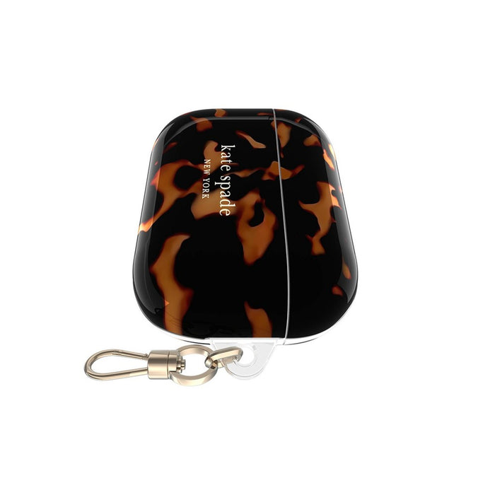 Kate Spade New York Apple AirPods Pro (2nd Generation) Protective Case - Transparent Tortoise/Black