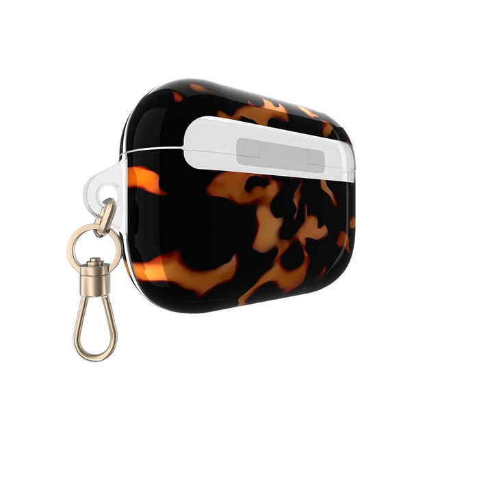 Kate Spade New York Apple AirPods Pro (2nd Generation) Protective Case - Transparent Tortoise/Black