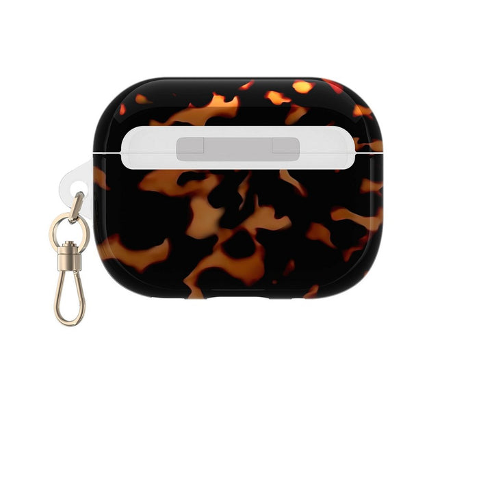 Kate Spade New York Apple AirPods Pro (2nd Generation) Protective Case - Transparent Tortoise/Black