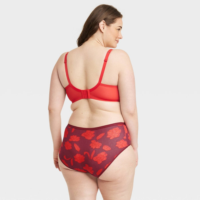 Women's 6pk Fashion Print Briefs - Auden Multi XXL