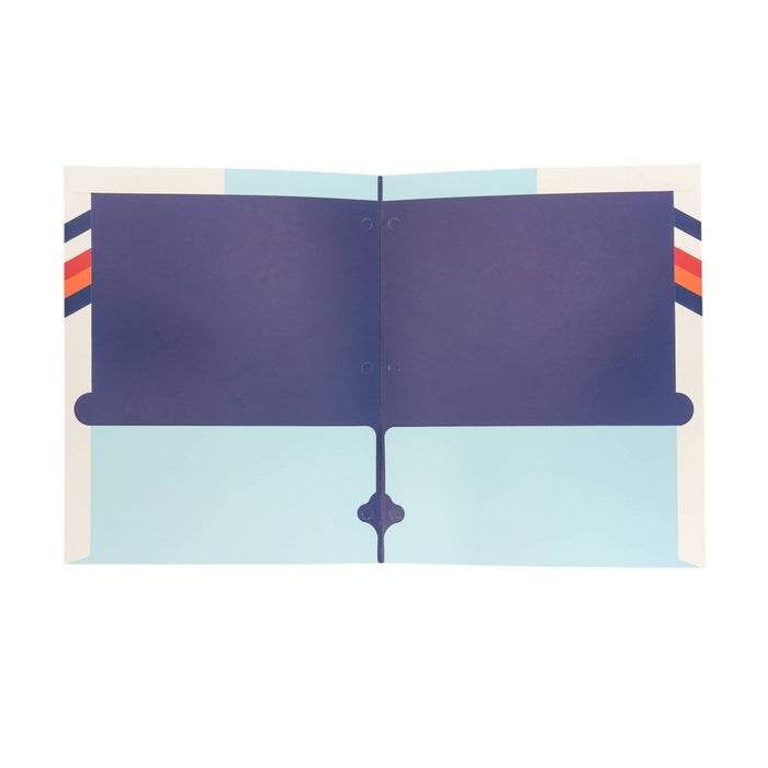 Lena + Liam 2 Pocket Paper Folder Varsity