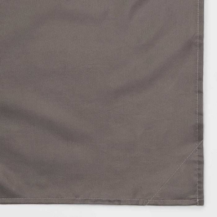 71"x71" RPET Fabric Mid Weight Shower Liner Gray - Threshold