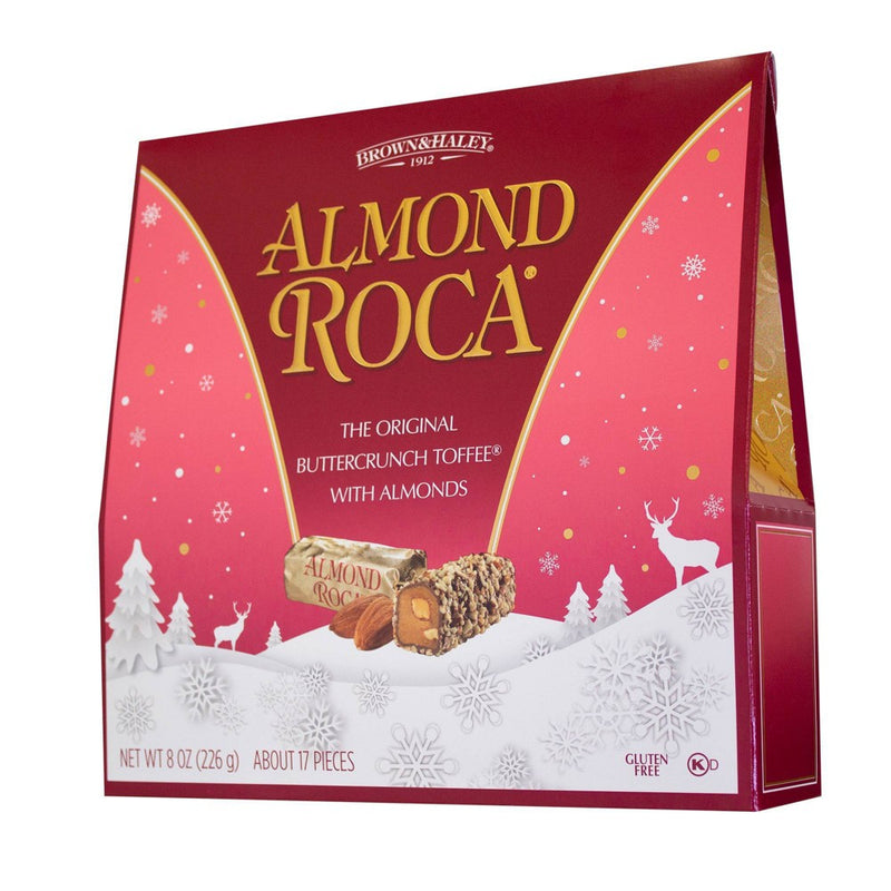 Roca Christmas Almond Buttercrunch Toffee Chocolate - 8oz