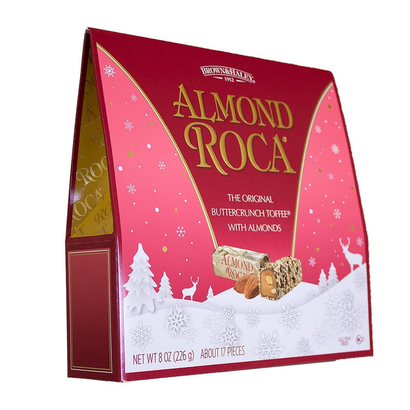 Roca Christmas Almond Buttercrunch Toffee Chocolate - 8oz