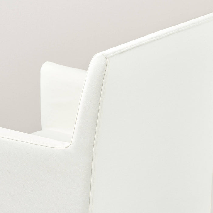 Canvas Slipcover Dining Chair - Cream - Hearth & Hand with Magnolia: Upholstered Armchair with Removable Cover (LOCAL PICKUP ONLY)