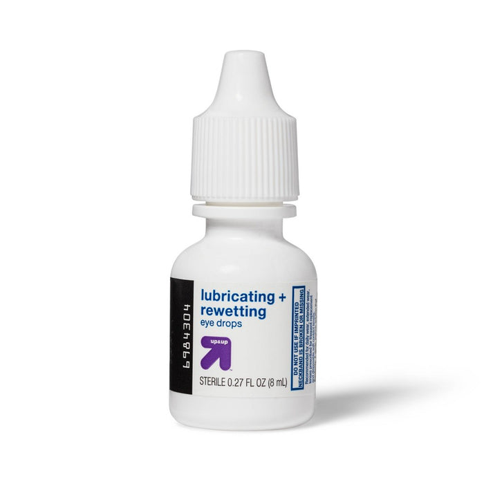 Lubricating and Rewetting Eye Drops .27oz - up&up