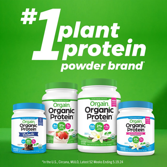 Orgain Organic Protein + Superfoods Vegan Plant Based Powder - Vanilla Bean - 32.3oz
