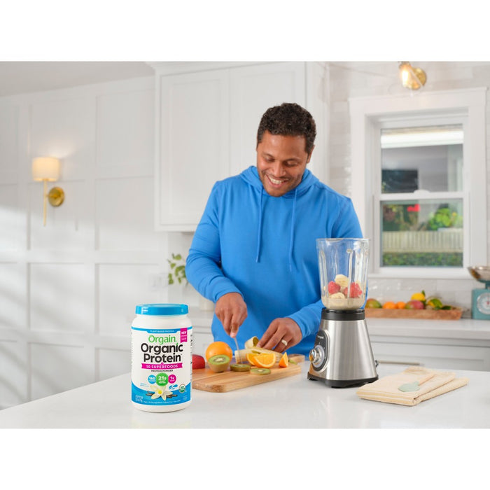 Orgain Organic Protein + Superfoods Vegan Plant Based Powder - Vanilla Bean - 32.3oz