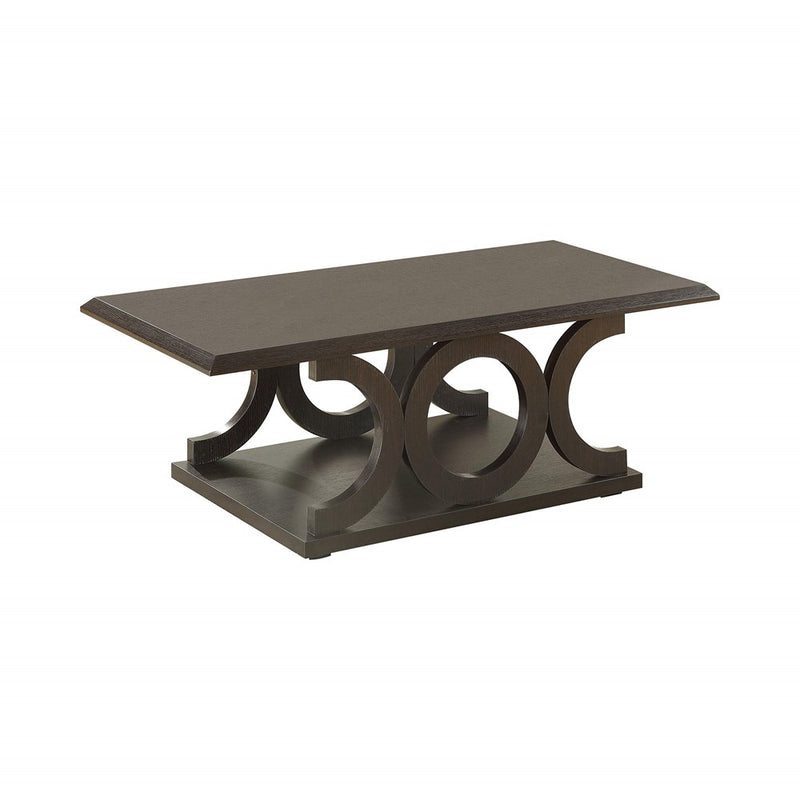 Coaster Furniture Coffee Table Cappuccino Brown 703148 (LOCAL PICKUP ONLY)