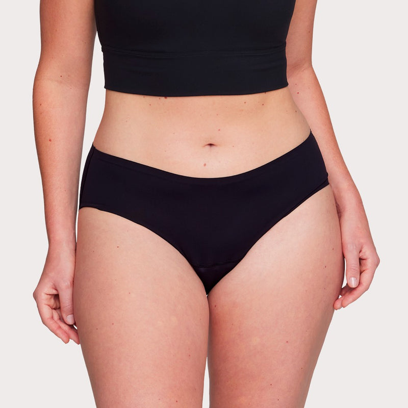 Proof. by Always Women's Briefs, Super Heavy Absorbency Period Underwear - Large - Black