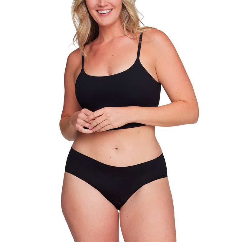 Proof. by Always Women's Briefs, Super Heavy Absorbency Period Underwear - Large - Black