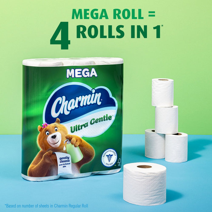 Charmin Ultra Gentle Toilet Paper - 12 Mega Rolls
