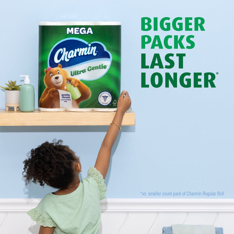 Charmin Ultra Gentle Toilet Paper - 12 Mega Rolls