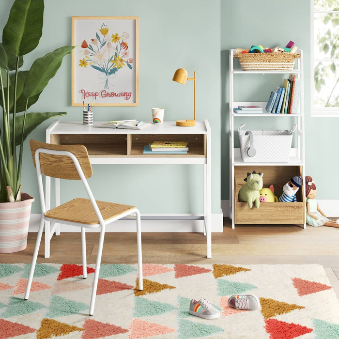Bly Kids' Bookshelf with Storage White - Pillowfort (LOCAL PICKUP ONLY)