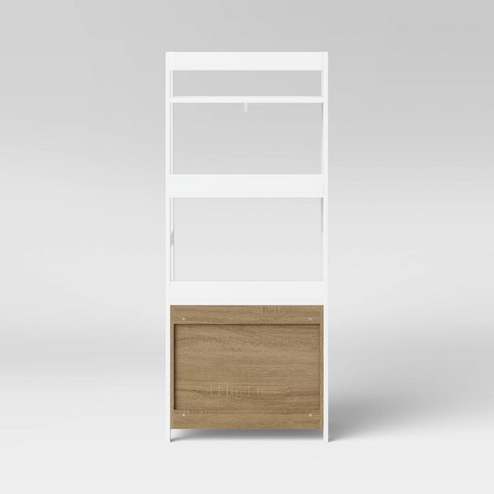 Bly Kids' Bookshelf with Storage White - Pillowfort (LOCAL PICKUP ONLY)