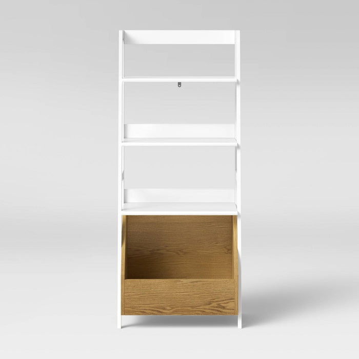 Bly Kids' Bookshelf with Storage White - Pillowfort (LOCAL PICKUP ONLY)