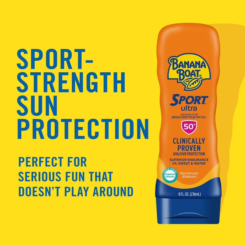 Banana Boat Ultra Sport Sunscreen Lotion - SPF 50+ - 8 fl oz
