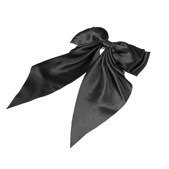 scunci Elite Large Bow Barrette Hair Clip - Black