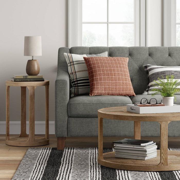 Castalia Round Natural Wood Coffee Table - Threshold (LOCAL PICKUP ONLY)