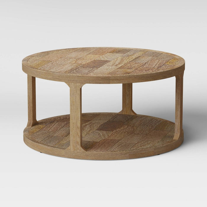 Castalia Round Natural Wood Coffee Table - Threshold (LOCAL PICKUP ONLY)
