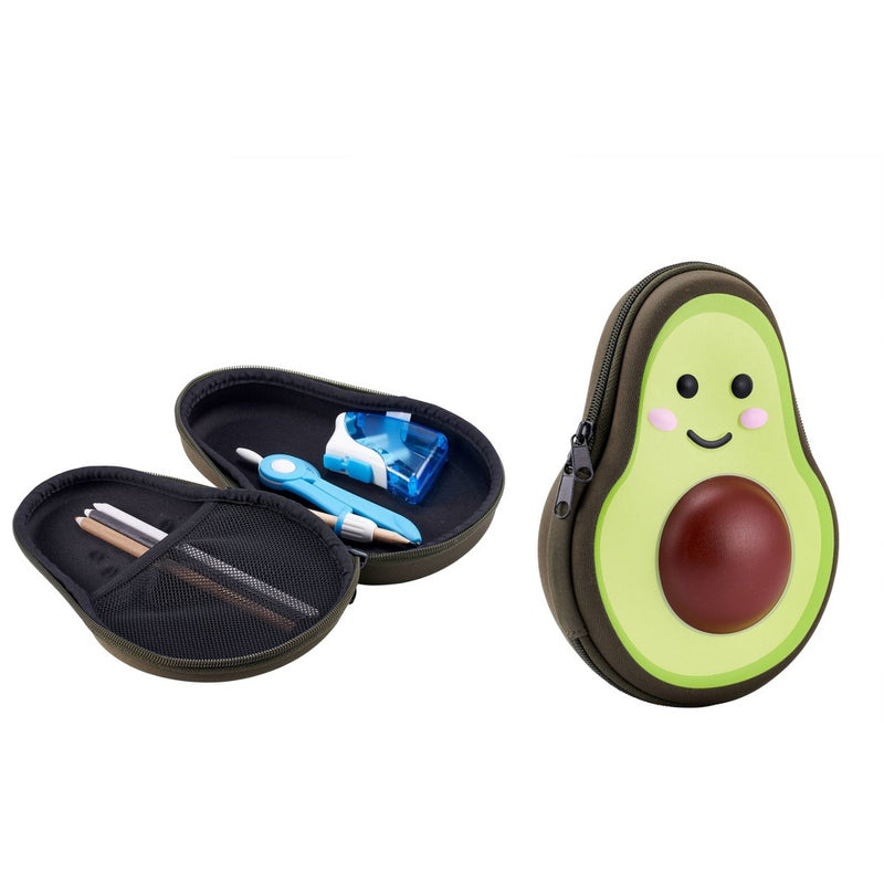 Avocado Zipper Pencil Case- It's Academic