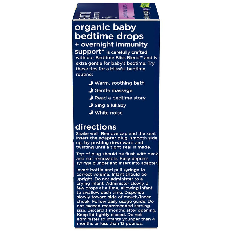 Mommy's Bliss Organic Baby Bedtime Drops + Immunity Support - 2 fl oz