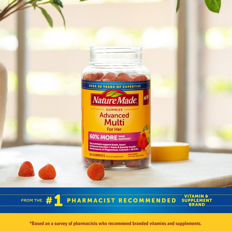 Nature Made Advanced Multivitamin Women's Gummies - 90ct