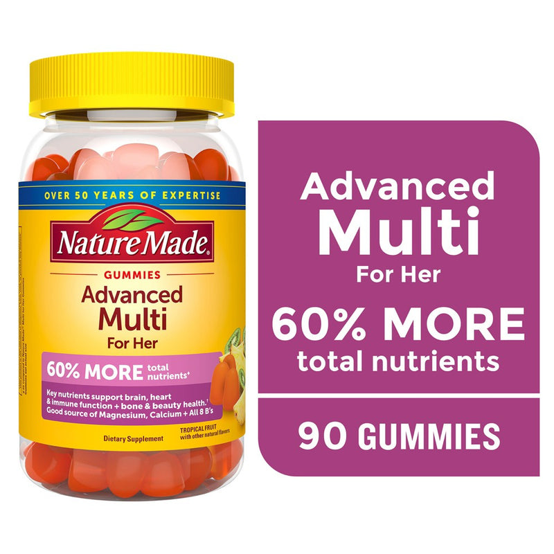Nature Made Advanced Multivitamin Women's Gummies - 90ct