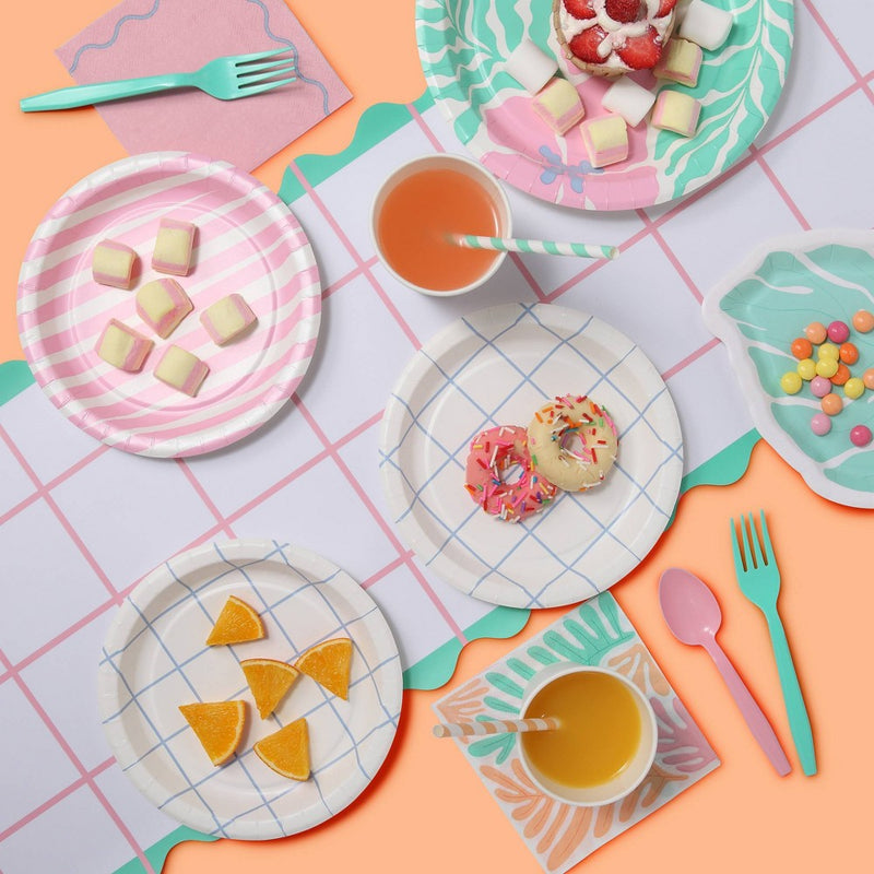 16ct Tropical Print Beverage Napkins